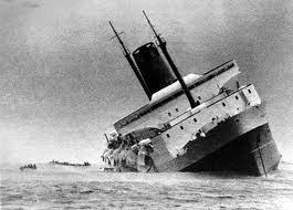 sinking ship